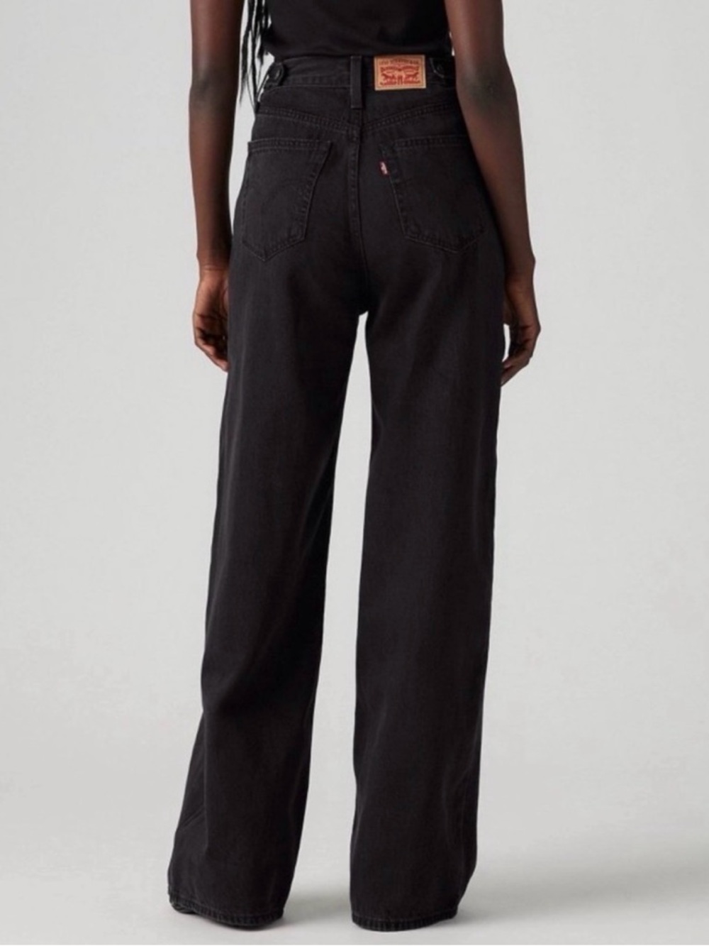 Levi's Women's Wide Leg Jeans in Black Denim